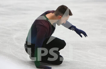 2022-03-26 - Kevin Aymoz of France during the ISU World Figure Skating Championships 2022 on March 26, 2022 at the Sud de France Arena in Montpellier, France - ISU WORLD FIGURE SKATING CHAMPIONSHIPS 2022 - ICE SKATING - WINTER SPORTS