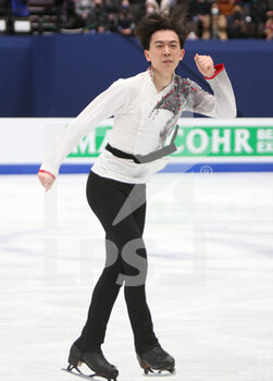 2022-03-26 - Vincent Zhou of USA during the ISU World Figure Skating Championships 2022 on March 26, 2022 at the Sud de France Arena in Montpellier, France - ISU WORLD FIGURE SKATING CHAMPIONSHIPS 2022 - ICE SKATING - WINTER SPORTS