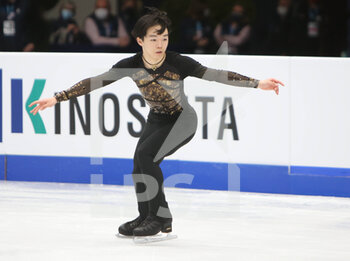 2022-03-26 - Yuma Kagiyama of Japan during the ISU World Figure Skating Championships 2022 on March 26, 2022 at the Sud de France Arena in Montpellier, France - ISU WORLD FIGURE SKATING CHAMPIONSHIPS 2022 - ICE SKATING - WINTER SPORTS