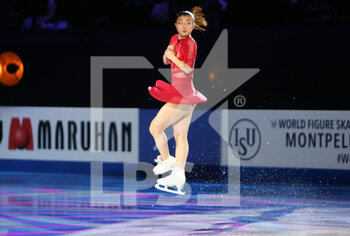 2022-03-27 - Kaori SAKAMOTO of Japon in Gala During the ISU World Figure Skating Championships 2022 on March 27, 2022 at the Sud de France Arena in Montpellier, France - GALA OF THE ISU WORLD FIGURE SKATING CHAMPIONSHIPS 2022 - ICE SKATING - WINTER SPORTS
