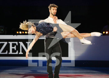 2022-03-27 - Gabriella Papadakis and Guillaume Cizeron of France during the Gala of the ISU World Figure Skating Championships 2022 on March 27, 2022 at the Sud de France Arena in Montpellier, France - GALA OF THE ISU WORLD FIGURE SKATING CHAMPIONSHIPS 2022 - ICE SKATING - WINTER SPORTS