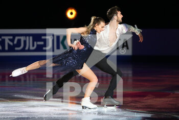2022-03-27 - Gabriella Papadakis and Guillaume Cizeron of France during the Gala of the ISU World Figure Skating Championships 2022 on March 27, 2022 at the Sud de France Arena in Montpellier, France - GALA OF THE ISU WORLD FIGURE SKATING CHAMPIONSHIPS 2022 - ICE SKATING - WINTER SPORTS