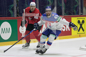 2022-05-18 - TAKAC Samuel (Slovakia) 
KUKAN Dean (Switzerland)  - WORLD CHAMPIONSHIP - SWITZERLAND VS SLOVAKIA - ICE HOCKEY - WINTER SPORTS
