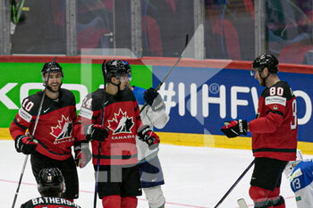 2022-05-19 - GOAL 
ROY Nicolas , COZENS Dylan, DUBOIS Pierre-Luc (Canada)  - WORLD CHAMPIONSHIP - CANADA VS KAZAKHSTAN - ICE HOCKEY - WINTER SPORTS