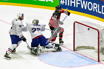 24/05/2022 - GOAL
COZENS Dylan (Canada) 
YLONEN Sebastian  (France)  - IIHF ICE HOCKEY WORLD CHAMPIONSHIP - CANADA VS FRANCE - HOCKEY SU GHIACCIO - SPORT INVERNALI