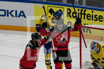 26/05/2022 - 
GOAL  
 COMTOIS Max  (Canada) 
ULLMARK Linus(Sweden)  - IIHF ICE HOCKEY WORLD CHAMPIONSHIP - QUARTERFINALS - SWEDEN VS CANADA - HOCKEY SU GHIACCIO - SPORT INVERNALI