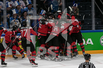 26/05/2022 - DRIEDGER Chris , ROY Nicolas, BARZAL Matt (Canada) - IIHF ICE HOCKEY WORLD CHAMPIONSHIP - QUARTERFINALS - SWEDEN VS CANADA - HOCKEY SU GHIACCIO - SPORT INVERNALI