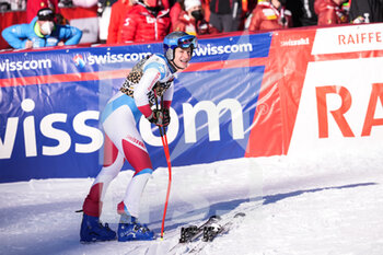 2022-01-14 - WENGEN, SWITZERLAND - JANUARY 15: Marco Odermatt of Switzerland during the 92nd Lauberhorn Race of FIS Alpine Ski World Cup on January 15, 2022 in Wengen, Switzerland. - 92ND LAUBERHORN RACE OF FIS ALPINE SKI WORLD CUP 2022 - ALPINE SKIING - WINTER SPORTS