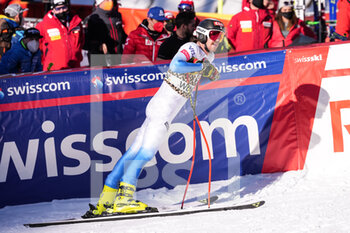 2022-01-14 - WENGEN, SWITZERLAND - JANUARY 15: Bryce Bennett of United States during the 92nd Lauberhorn Race of FIS Alpine Ski World Cup on January 15, 2022 in Wengen, Switzerland. - 92ND LAUBERHORN RACE OF FIS ALPINE SKI WORLD CUP 2022 - ALPINE SKIING - WINTER SPORTS
