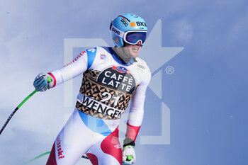 2022-01-14 - WENGEN, SWITZERLAND - JANUARY 15: Stefan Rogentin of Switzerland during the 92nd Lauberhorn Race of FIS Alpine Ski World Cup on January 15, 2022 in Wengen, Switzerland. - 92ND LAUBERHORN RACE OF FIS ALPINE SKI WORLD CUP 2022 - ALPINE SKIING - WINTER SPORTS