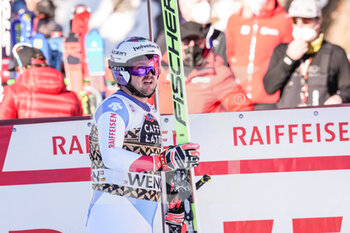 2022-01-14 - WENGEN, SWITZERLAND - JANUARY 15: Urs Kryenbuehl of Switzerland during the 92nd Lauberhorn Race of FIS Alpine Ski World Cup on January 15, 2022 in Wengen, Switzerland. - 92ND LAUBERHORN RACE OF FIS ALPINE SKI WORLD CUP 2022 - ALPINE SKIING - WINTER SPORTS