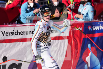 2022-01-14 - WENGEN, SWITZERLAND - JANUARY 15: Simon Jocher of Germany during the 92nd Lauberhorn Race of FIS Alpine Ski World Cup on January 15, 2022 in Wengen, Switzerland. - 92ND LAUBERHORN RACE OF FIS ALPINE SKI WORLD CUP 2022 - ALPINE SKIING - WINTER SPORTS