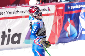 2022-01-14 - WENGEN, SWITZERLAND - JANUARY 15: Blaise Giezendanner of France during the 92nd Lauberhorn Race of FIS Alpine Ski World Cup on January 15, 2022 in Wengen, Switzerland. - 92ND LAUBERHORN RACE OF FIS ALPINE SKI WORLD CUP 2022 - ALPINE SKIING - WINTER SPORTS