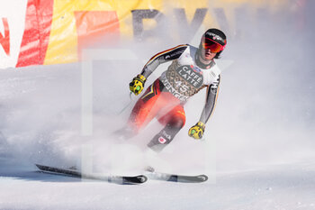 2022-01-14 - WENGEN, SWITZERLAND - JANUARY 15: Broderick Thompson of Canada during the 92nd Lauberhorn Race of FIS Alpine Ski World Cup on January 15, 2022 in Wengen, Switzerland. - 92ND LAUBERHORN RACE OF FIS ALPINE SKI WORLD CUP 2022 - ALPINE SKIING - WINTER SPORTS