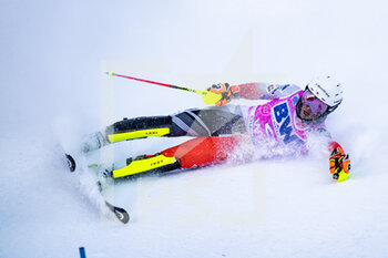 2022-01-15 - 16.01.2022, Wengen, Wengen, FIS Ski World Cup: Lauberhorn Wengen, Yohei Koyama (Japan) fall during th 1st run - 2022 FIS SKI WORLD CUP - LAUBERHORN - ALPINE SKIING - WINTER SPORTS