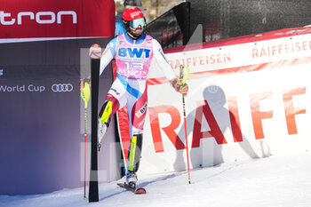 2022-01-16 - 16.01.2022, Wengen, Wengen, FIS Ski World Cup: Lauberhorn Wengen, Loic Meillard (Switzerland) after 2nd run - FIS SKI WORLD CUP: LAUBERHORN 2022 - ALPINE SKIING - WINTER SPORTS