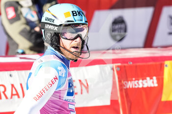 2022-01-16 - 16.01.2022, Wengen, Wengen, FIS Ski World Cup: Lauberhorn Wengen, Reto Schmidiger (Switzerland) after 2nd run - FIS SKI WORLD CUP: LAUBERHORN 2022 - ALPINE SKIING - WINTER SPORTS