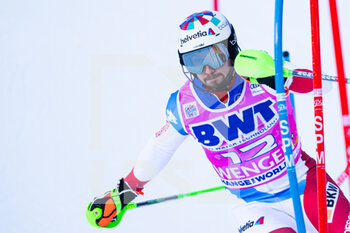 2022-01-16 - 16.01.2022, Wengen, Wengen, FIS Ski World Cup: Lauberhorn Wengen, Luca Aerni (Switzerland) in action - FIS SKI WORLD CUP: LAUBERHORN 2022 - ALPINE SKIING - WINTER SPORTS