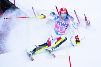 2022-01-16 - 16.01.2022, Wengen, Wengen, FIS Ski World Cup: Lauberhorn Wengen, Loic Meillard (Switzerland) during the 1st run - FIS SKI WORLD CUP: LAUBERHORN 2022 - ALPINE SKIING - WINTER SPORTS