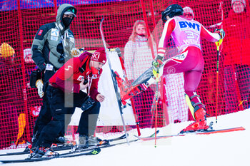 2022-01-16 - 16.01.2022, Wengen, Wengen, FIS Ski World Cup: Lauberhorn Wengen, Marc Digruber (Austria) has ski troubles - FIS SKI WORLD CUP: LAUBERHORN 2022 - ALPINE SKIING - WINTER SPORTS