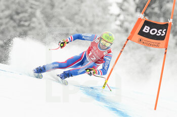 2022-01-21 - KITZBUEHEL, AUSTRIA - JANUARY 21: Matthieu Bailet of France in action during the Audi FIS Alpine Ski World Cup Men’s Downhill on January 21, 2022 in Kitzbuehel, Austria. - 2022 AUDI FIS ALPINE SKI WORLD CUP MEN’S DOWNHILL - ALPINE SKIING - WINTER SPORTS