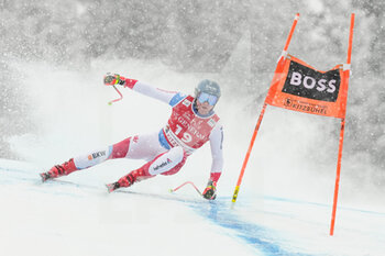 2022-01-21 - KITZBUEHEL, AUSTRIA - JANUARY 21: Niels Hintermann of Switzerland in action during the Audi FIS Alpine Ski World Cup Men’s Downhill on January 21, 2022 in Kitzbuehel, Austria. - 2022 AUDI FIS ALPINE SKI WORLD CUP MEN’S DOWNHILL - ALPINE SKIING - WINTER SPORTS