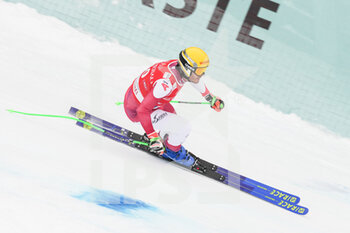 2022-01-21 - KITZBUEHEL, AUSTRIA - JANUARY 21: Christian Walder of Austria  in action during the Audi FIS Alpine Ski World Cup Men’s Downhill on January 21, 2022 in Kitzbuehel, Austria. - 2022 AUDI FIS ALPINE SKI WORLD CUP MEN’S DOWNHILL - ALPINE SKIING - WINTER SPORTS