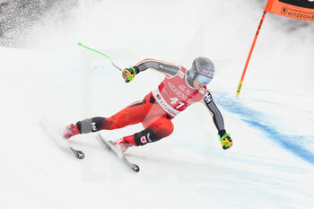 2022-01-21 - KITZBUEHEL, AUSTRIA - JANUARY 21: Brodie Seger of Canada in action during the Audi FIS Alpine Ski World Cup Men’s Downhill on January 21, 2022 in Kitzbuehel, Austria. - 2022 AUDI FIS ALPINE SKI WORLD CUP MEN’S DOWNHILL - ALPINE SKIING - WINTER SPORTS
