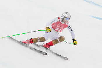 2022-01-21 - KITZBUEHEL, AUSTRIA - JANUARY 21: Roy-Alexander Steudle of Great Britain in action during the Audi FIS Alpine Ski World Cup Men’s Downhill on January 21, 2022 in Kitzbuehel, Austria. - 2022 AUDI FIS ALPINE SKI WORLD CUP MEN’S DOWNHILL - ALPINE SKIING - WINTER SPORTS