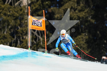 2022-02-26 - CRANS-MONTANA, SWITZERLAND - FEBRUARY 26: Nadia Delago of Italy in action during the Audi FIS Alpine Ski World Cup Crans-Montana Women’s Downhill on February 26, 2022 in Crans-Montana, Switzerland. - AUDI FIS ALPINE SKI WORLD CUP 2022 - WOMEN'S DOWNHILL - ALPINE SKIING - WINTER SPORTS