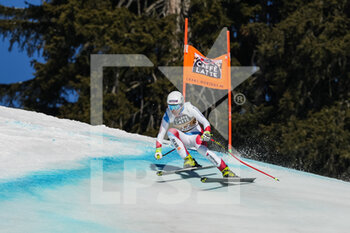 2022-02-26 - CRANS-MONTANA, SWITZERLAND - FEBRUARY 26: Jasmine Flury of Switzerland in action during the Audi FIS Alpine Ski World Cup Crans-Montana Women’s Downhill on February 26, 2022 in Crans-Montana, Switzerland. - AUDI FIS ALPINE SKI WORLD CUP 2022 - WOMEN'S DOWNHILL - ALPINE SKIING - WINTER SPORTS