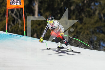 2022-02-26 - CRANS-MONTANA, SWITZERLAND - FEBRUARY 26: Roni Remme of Canada  in action during the Audi FIS Alpine Ski World Cup Crans-Montana Women’s Downhill on February 26, 2022 in Crans-Montana, Switzerland. - AUDI FIS ALPINE SKI WORLD CUP 2022 - WOMEN'S DOWNHILL - ALPINE SKIING - WINTER SPORTS