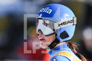 2022-02-27 - CRANS-MONTANA, SWITZERLAND - FEBRUARY 27: Elena Curtoni of Italy during the Audi FIS Alpine Ski World Cup Crans-Montana Women’s Downhill on February 27, 2022 in Crans-Montana, Switzerland. - AUDI FIS ALPINE SKI WORLD CUP CRANS-MONTANA WOMEN'S DOWNHILL - ALPINE SKIING - WINTER SPORTS