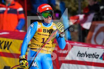 2022-02-27 - CRANS-MONTANA, SWITZERLAND - FEBRUARY 27: Federica Brignone of Italy reacts during the Audi FIS Alpine Ski World Cup Crans-Montana Women’s Downhill on February 27, 2022 in Crans-Montana, Switzerland. - AUDI FIS ALPINE SKI WORLD CUP CRANS-MONTANA WOMEN'S DOWNHILL - ALPINE SKIING - WINTER SPORTS