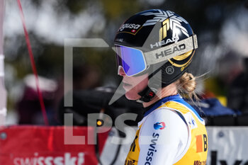 2022-02-27 - CRANS-MONTANA, SWITZERLAND - FEBRUARY 27: Lara Gut-Behrami of Switzerland during the Audi FIS Alpine Ski World Cup Crans-Montana Women’s Downhill on February 27, 2022 in Crans-Montana, Switzerland. - AUDI FIS ALPINE SKI WORLD CUP CRANS-MONTANA WOMEN'S DOWNHILL - ALPINE SKIING - WINTER SPORTS
