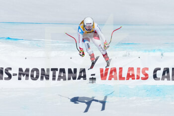 2022-02-27 - CRANS-MONTANA, SWITZERLAND - FEBRUARY 27: Joana Haehlen of Switzerland in action during the Audi FIS Alpine Ski World Cup Crans-Montana Women’s Downhill on February 27, 2022 in Crans-Montana, Switzerland. - AUDI FIS ALPINE SKI WORLD CUP CRANS-MONTANA WOMEN'S DOWNHILL - ALPINE SKIING - WINTER SPORTS