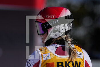 2022-02-27 - CRANS-MONTANA, SWITZERLAND - FEBRUARY 27: Ariane Raedler of Austria in action  during the Audi FIS Alpine Ski World Cup Crans-Montana Women’s Downhill on February 27, 2022 in Crans-Montana, Switzerland. - AUDI FIS ALPINE SKI WORLD CUP CRANS-MONTANA WOMEN'S DOWNHILL - ALPINE SKIING - WINTER SPORTS