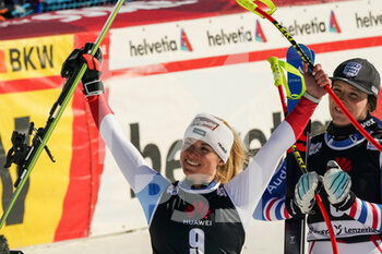2022-03-05 - 05.03.2022, Lenzerheide, Lenzerheide, FIS Ski World Cup: Lenzerheide Super G Women, Lara Gut-Behrami (Switzerland) third place - FIS SKI WORLD CUP 2022 - LENZERHEIDE SUPER G WOMEN - ALPINE SKIING - WINTER SPORTS