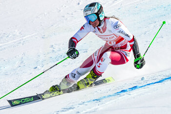 2022-03-06 - 06.03.2022, Lenzerheide, Lenzerheide, FIS Ski World Cup: Lenzerheide  Women's Giant Slalom, Ricarda Haaser (AUT) in action - FIS SKI WORLD CUP: LENZERHEIDE WOMEN'S GIANT SLALOM - ALPINE SKIING - WINTER SPORTS
