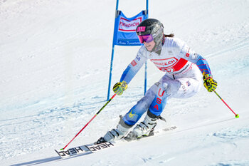 2022-03-06 - 06.03.2022, Lenzerheide, Lenzerheide, FIS Ski World Cup: Lenzerheide  Women's Giant Slalom, A.J. HURT (USA) in action - FIS SKI WORLD CUP: LENZERHEIDE WOMEN'S GIANT SLALOM - ALPINE SKIING - WINTER SPORTS