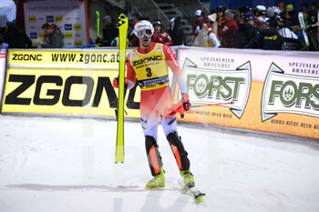 22/12/2022 - Daniel Yule after the finish line - FIS ALPINE SKI WORLD CUP - MEN SLALOM - SCI ALPINO - SPORT INVERNALI