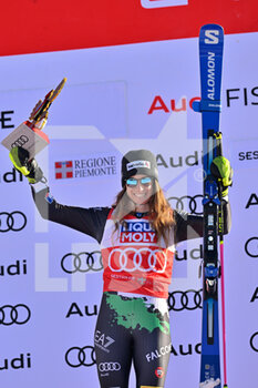 2022-12-10 - Marta Bassino (Italy), winner - WORLD CUP - WOMEN GIANT SLALOM - ALPINE SKIING - WINTER SPORTS