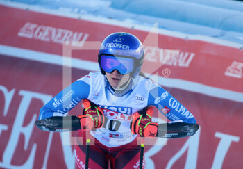 2022-12-10 - Coralie Frasse Sombet of France during the Audi FIS World Cup 2022 Women’s Giant Slalom on 10 December 2022, in Sestriere, Italy. Photo Nderim Kaceli - WORLD CUP - WOMEN GIANT SLALOM - ALPINE SKIING - WINTER SPORTS