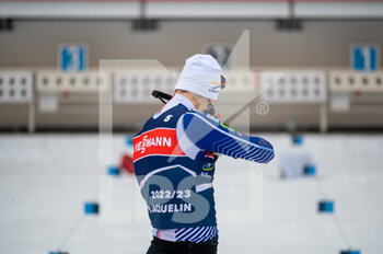 2022-12-16 - Emilien Jacquelin during the BMW IBU World Cup 2022, Annecy - Le Grand-Bornand, Women's Sprint, on December 16, 2022 in Le Grand-Bornand, France - BIATHLON - WORLD CUP - LE GRAND BORNAND - WOMEN'S SPRINT - ALPINE SKIING - WINTER SPORTS