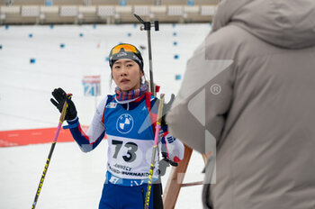 2022-12-16 - KO Eunjung during the BMW IBU World Cup 2022, Annecy - Le Grand-Bornand, Women's Sprint, on December 16, 2022 in Le Grand-Bornand, France - BIATHLON - WORLD CUP - LE GRAND BORNAND - WOMEN'S SPRINT - ALPINE SKIING - WINTER SPORTS