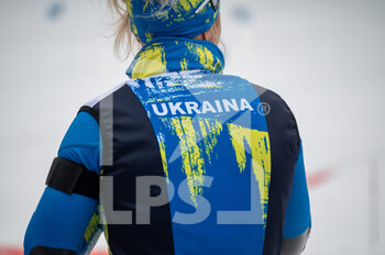 2022-12-16 - Ukrainian Jersey during the BMW IBU World Cup 2022, Annecy - Le Grand-Bornand, Women's Sprint, on December 16, 2022 in Le Grand-Bornand, France - BIATHLON - WORLD CUP - LE GRAND BORNAND - WOMEN'S SPRINT - ALPINE SKIING - WINTER SPORTS