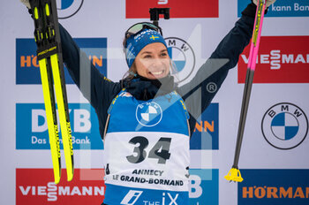 2022-12-16 - MAGNUSSON Anna during the BMW IBU World Cup 2022, Annecy - Le Grand-Bornand, Women's Sprint, on December 16, 2022 in Le Grand-Bornand, France - BIATHLON - WORLD CUP - LE GRAND BORNAND - WOMEN'S SPRINT - ALPINE SKIING - WINTER SPORTS