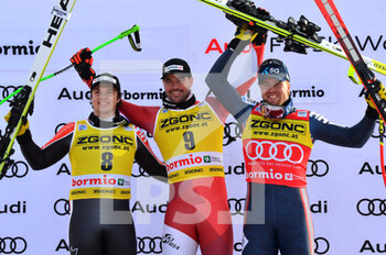28/12/2022 - podium men's downhill bormio 2022 - FIS ALPINE SKI WORLD CUP - MEN'S DOWNHILL - SCI ALPINO - SPORT INVERNALI