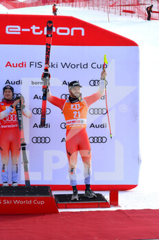 29/12/2022 - podium man's super-g bormio 2022 3° place meillard loric sui - FIS ALPINE SKI WORLD CUP - MEN'S SUPER G - SCI ALPINO - SPORT INVERNALI