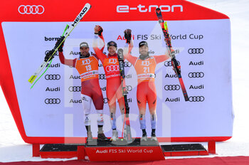 29/12/2022 - podium man's super-g bormio 2022 - FIS ALPINE SKI WORLD CUP - MEN'S SUPER G - SCI ALPINO - SPORT INVERNALI